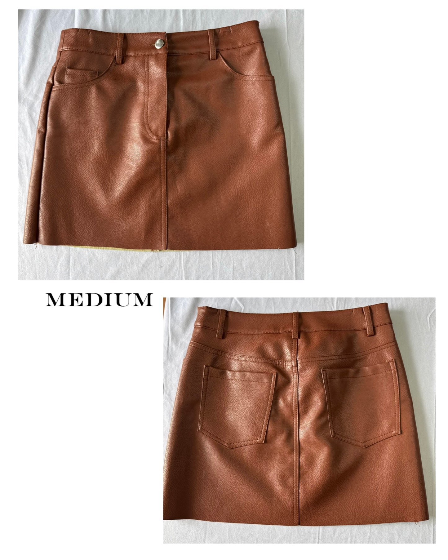 Leather skirt