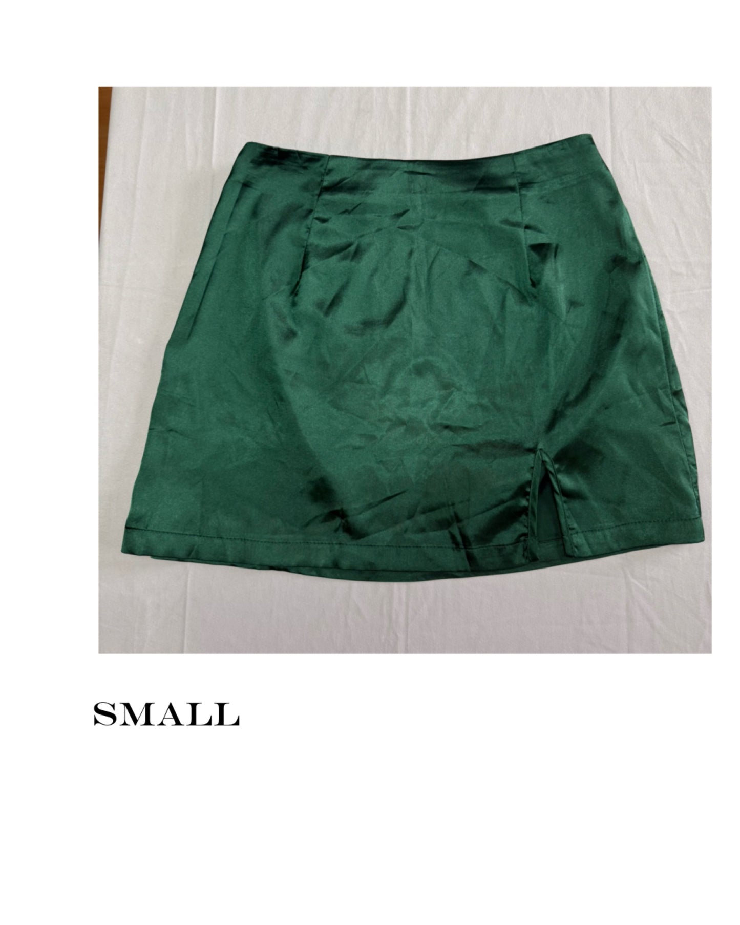 Green skirt