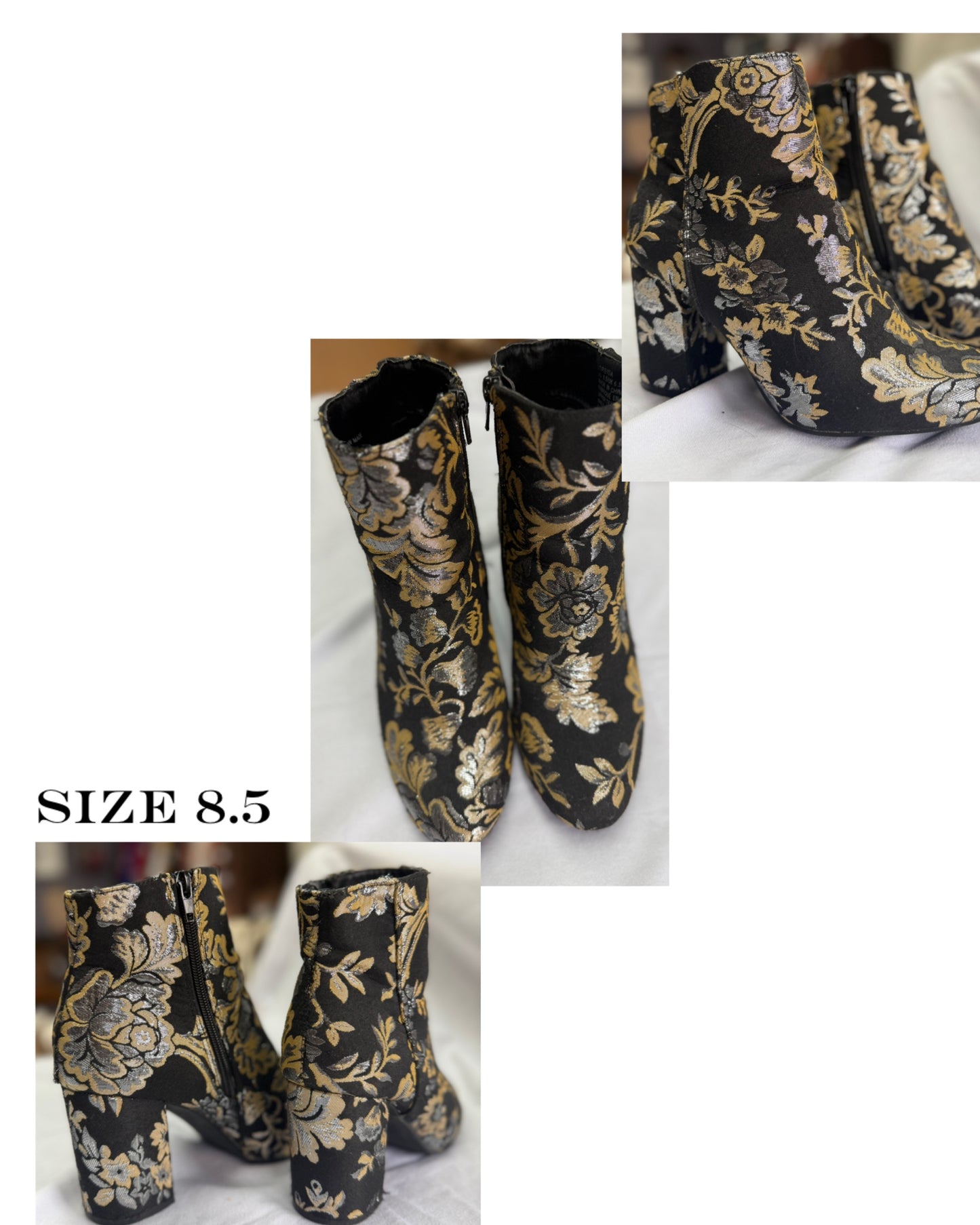Floral booties