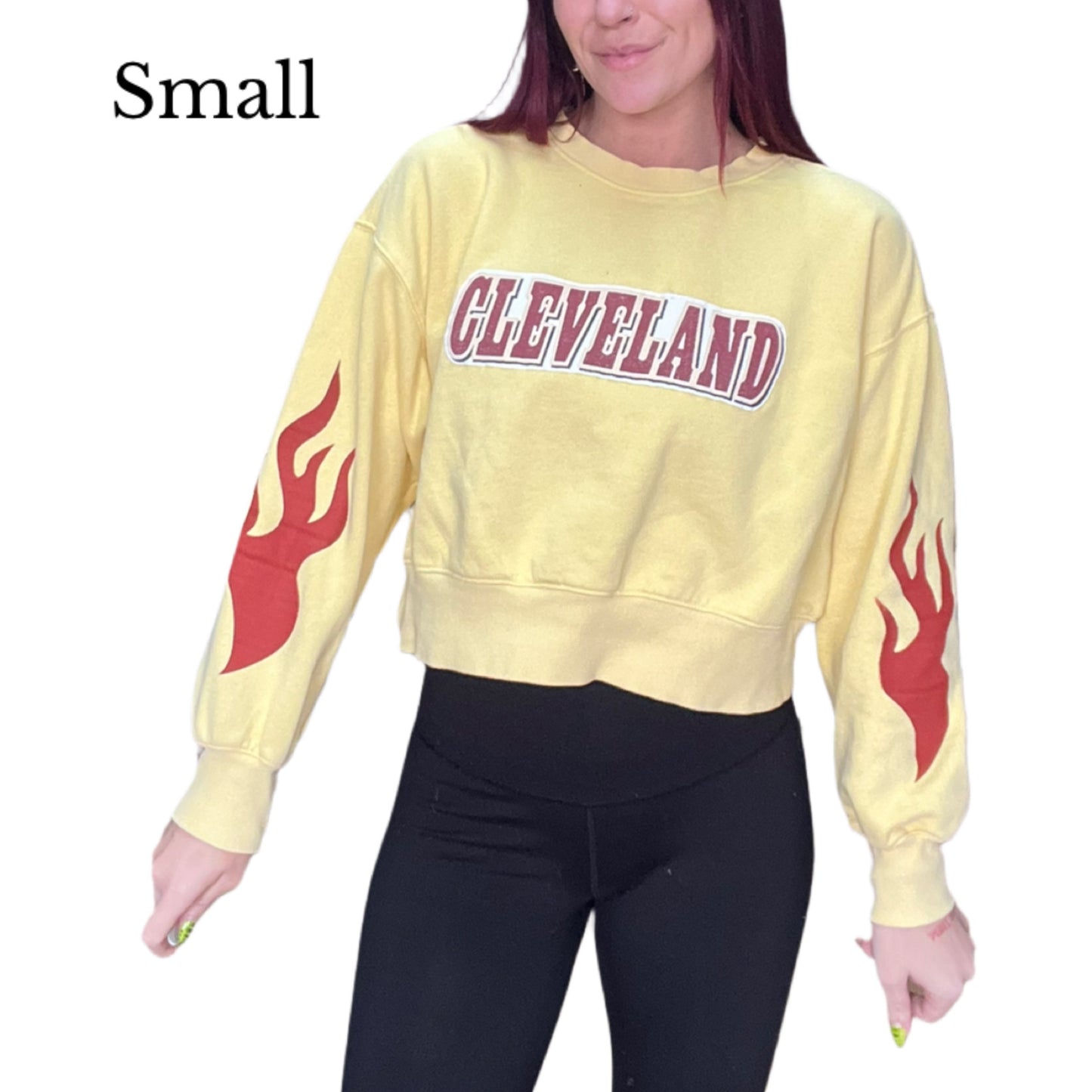 Cleveland flame sweater