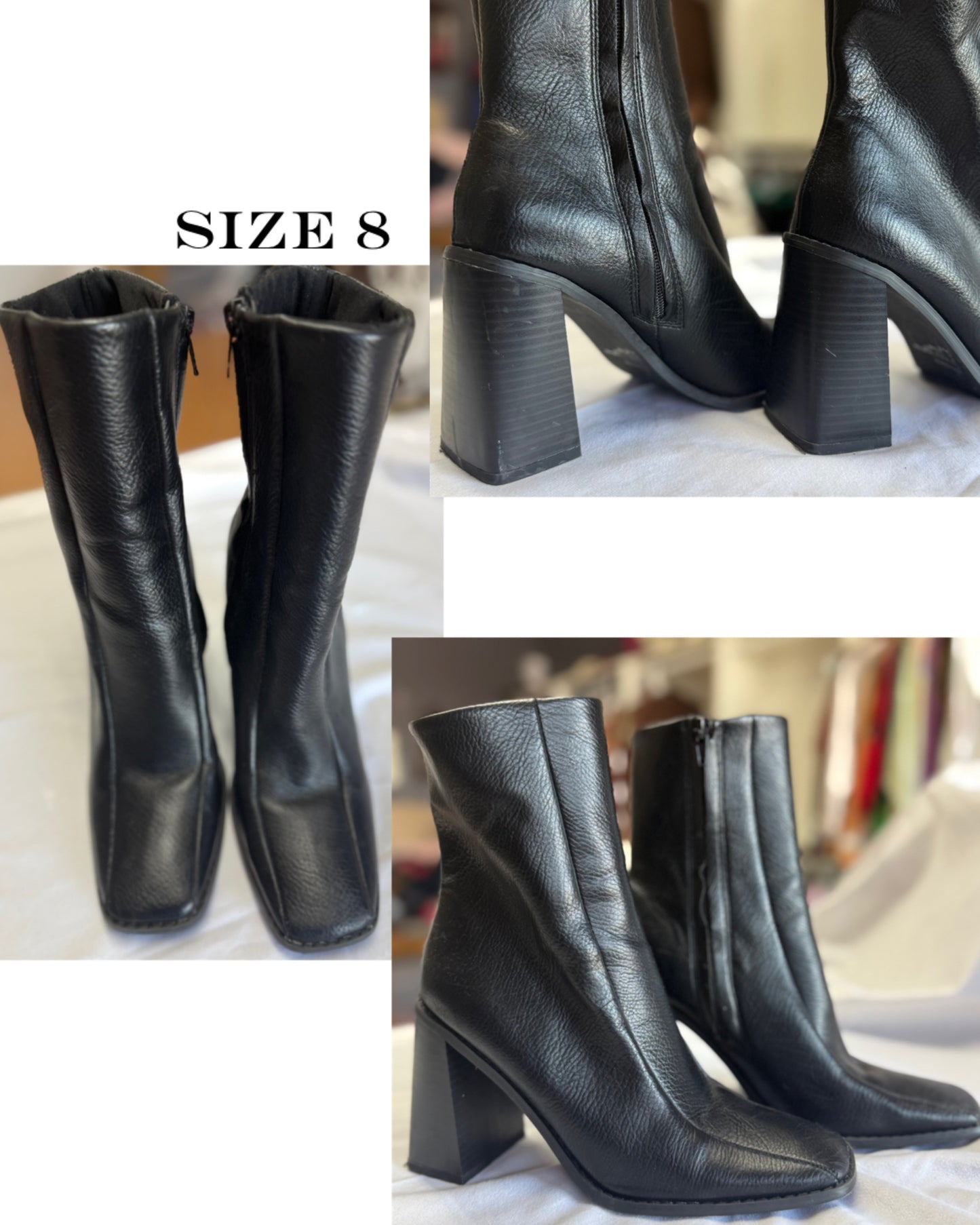 Black booties