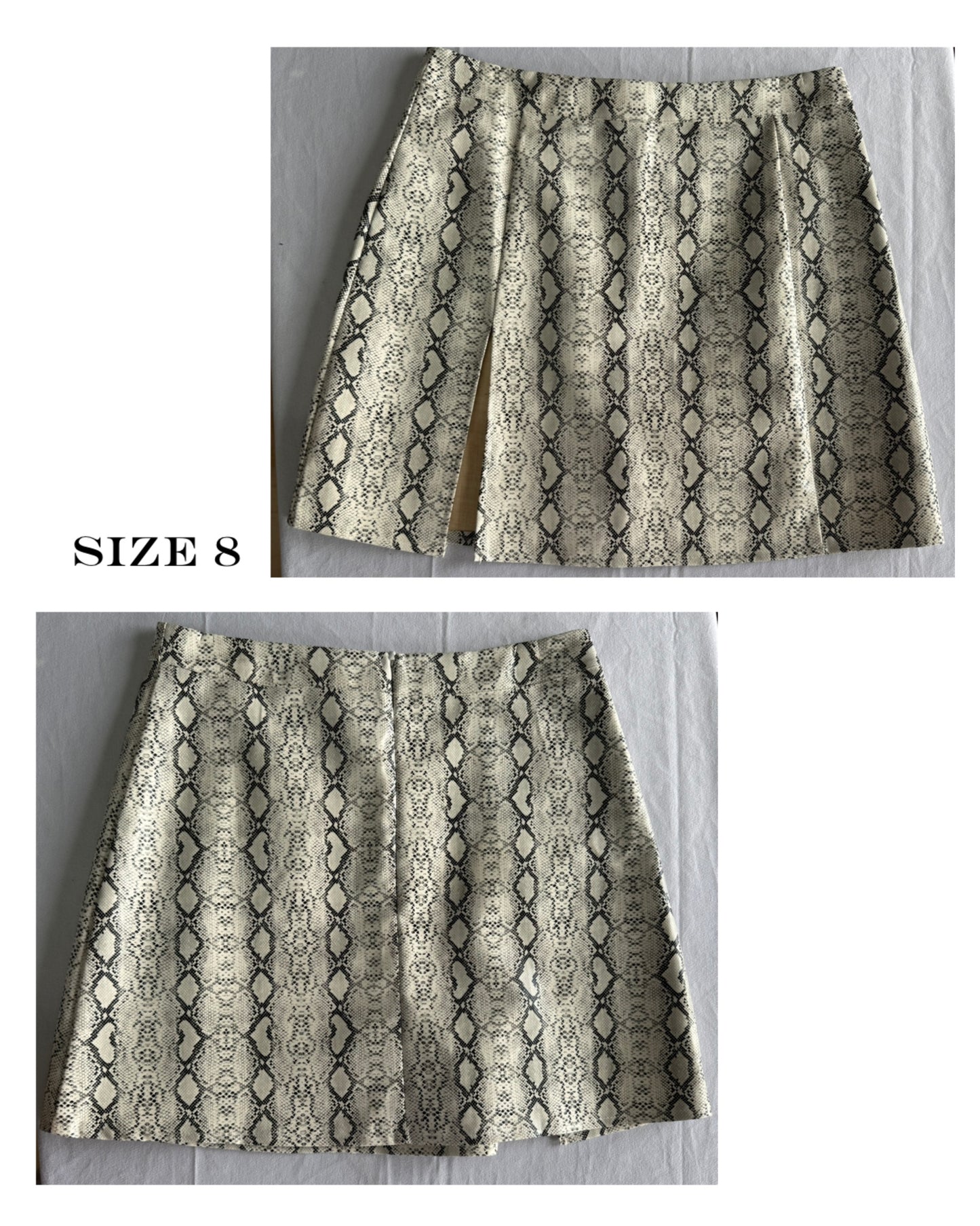 Snake skin skirt