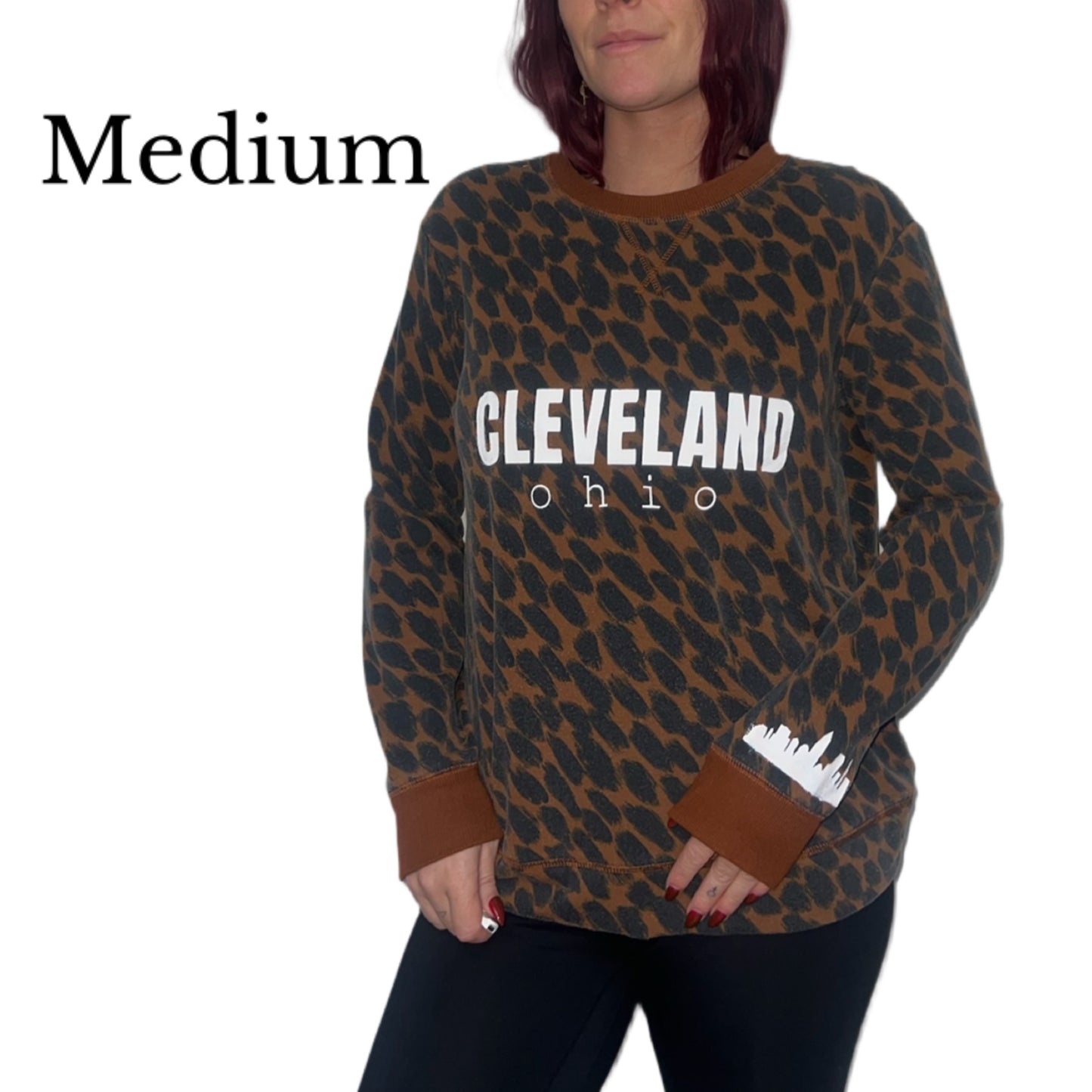Cleveland skyline sweater