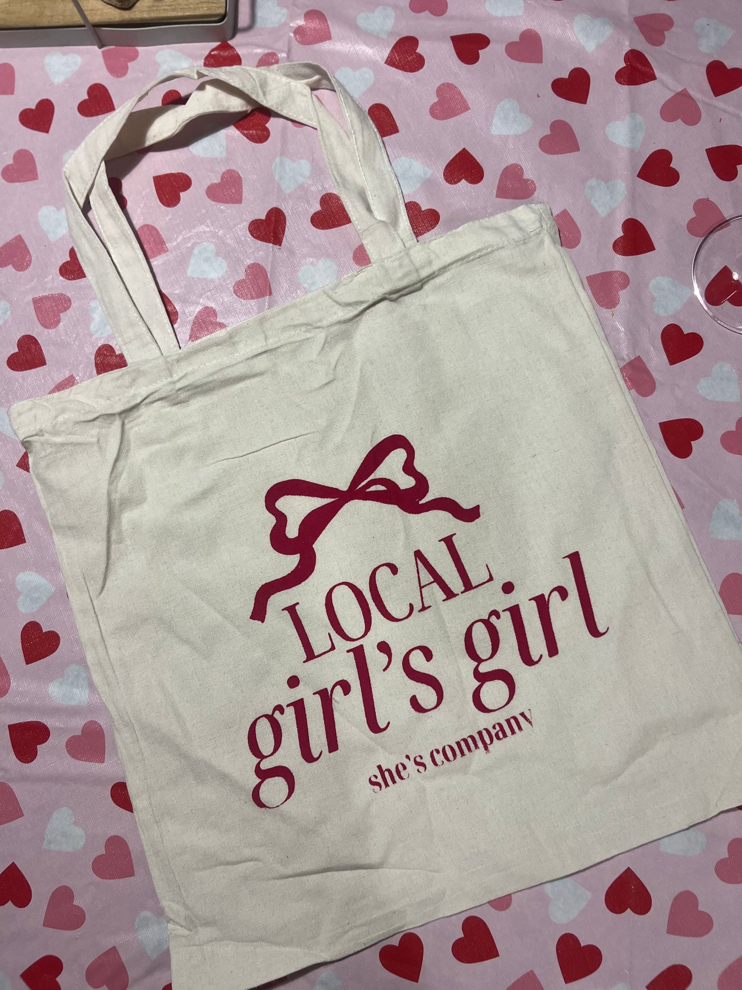 Local girls girl tote bag