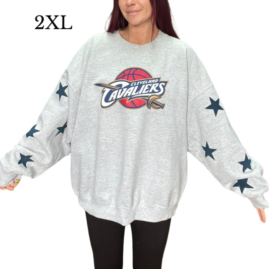 Cavs star sleeve sweater