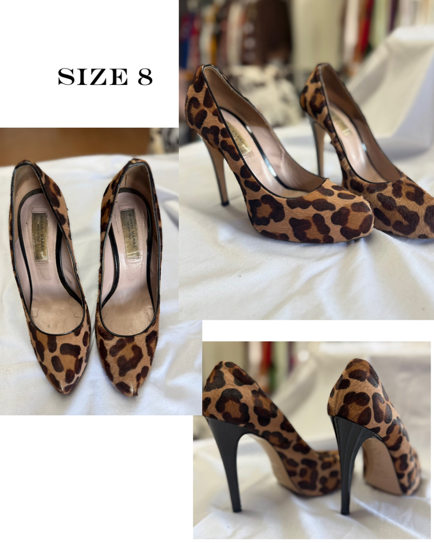 Leopard heels