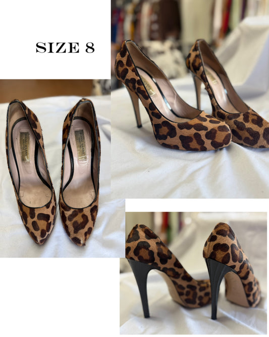 Leopard heels