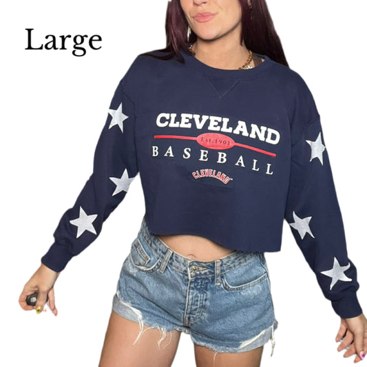 Cleveland baseball crewneck