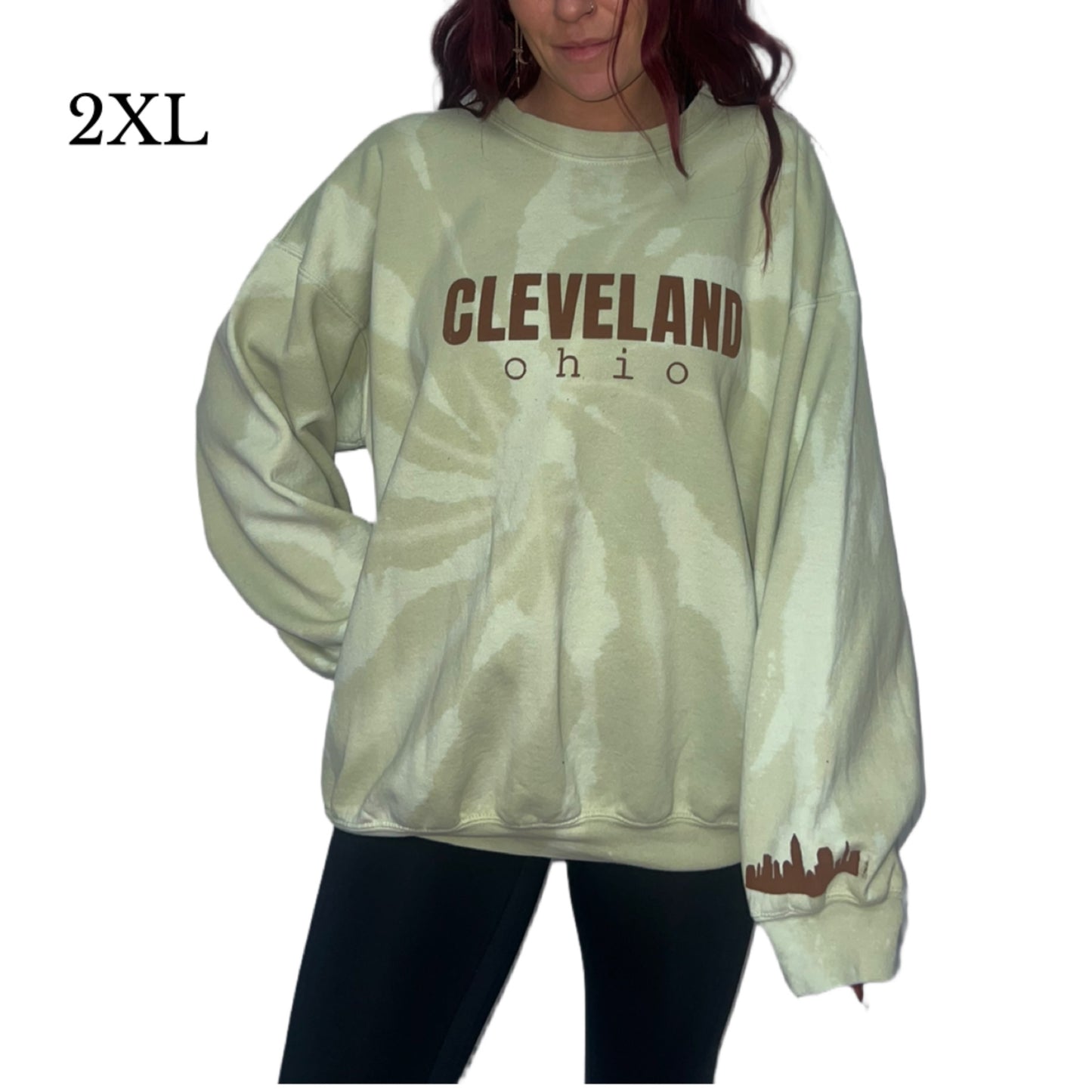 Cleveland skyline sweater