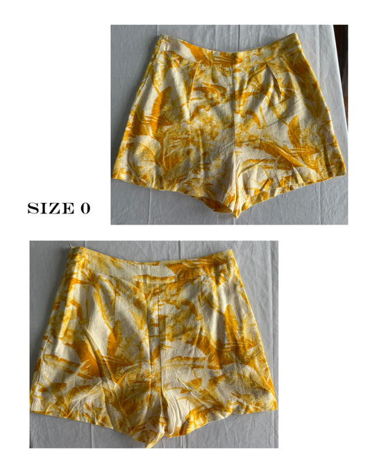 Yellow Express shorts