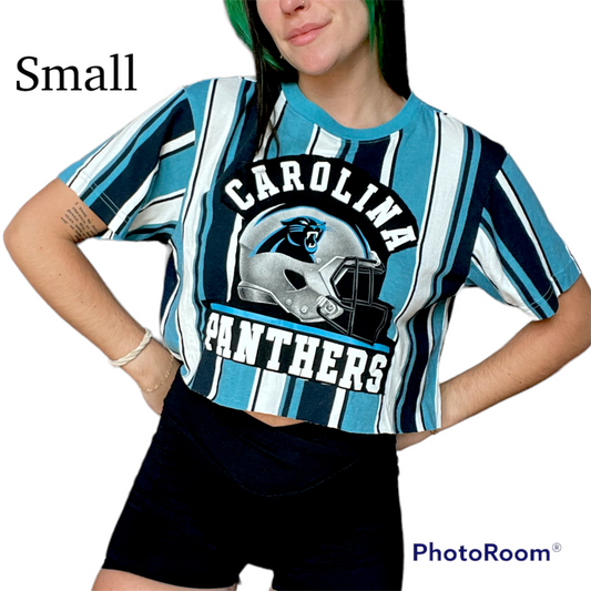 Carolina Panthers crop top