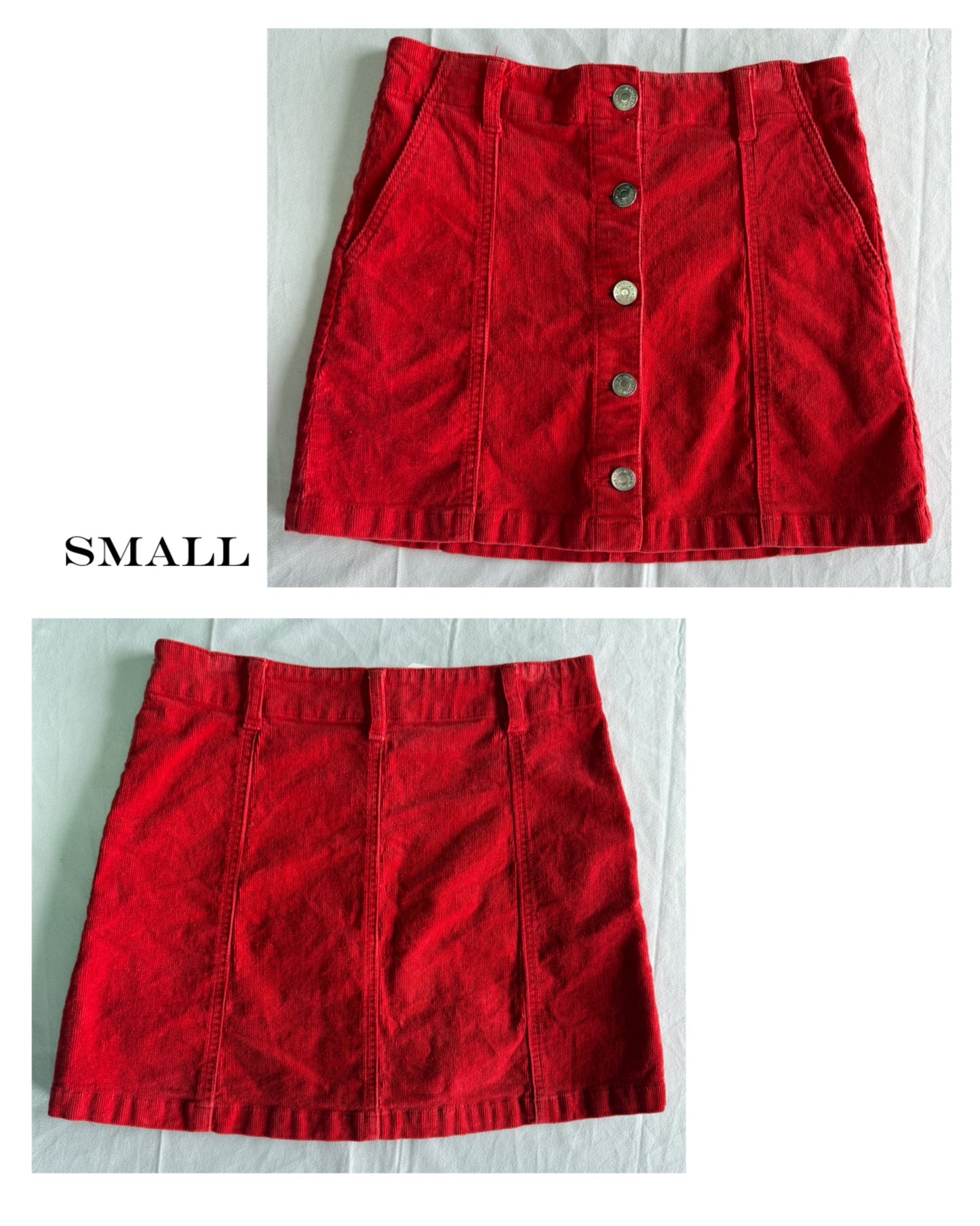 Red skirt