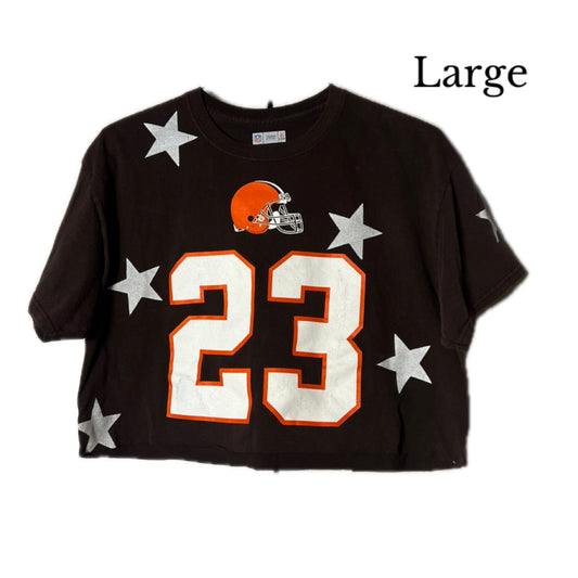 Browns star crop top