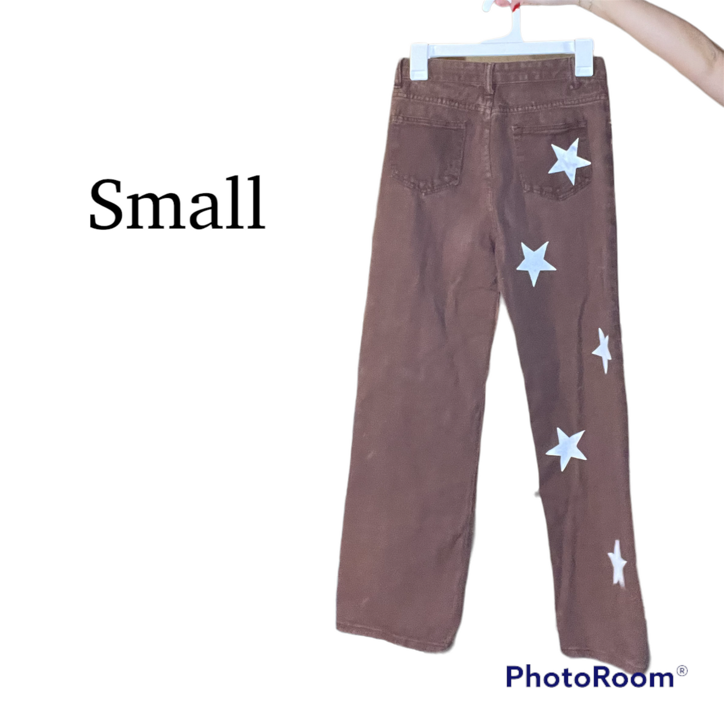 Brown star pants