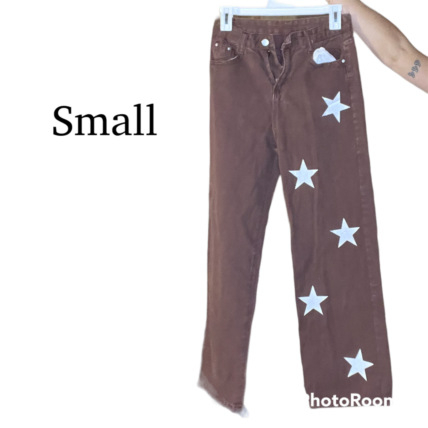Brown star pants