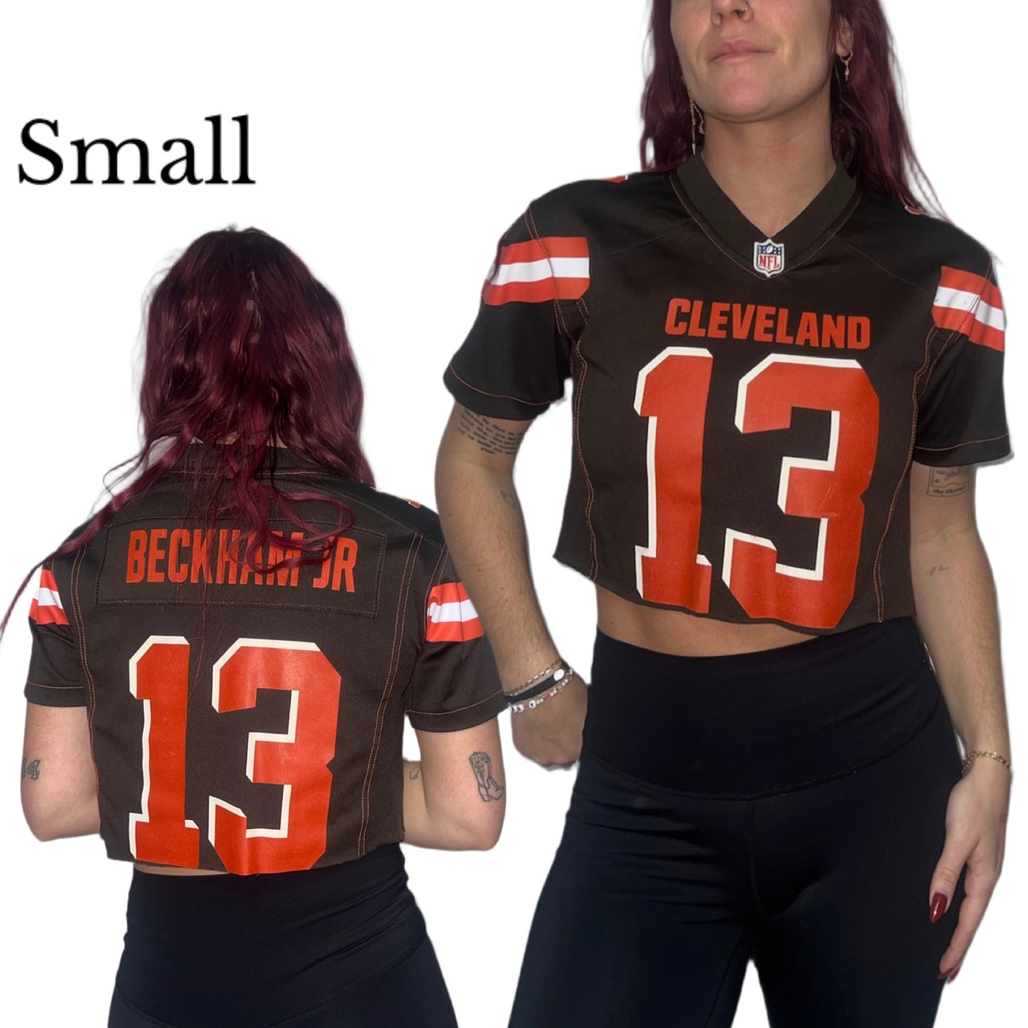Browns cropped jersey