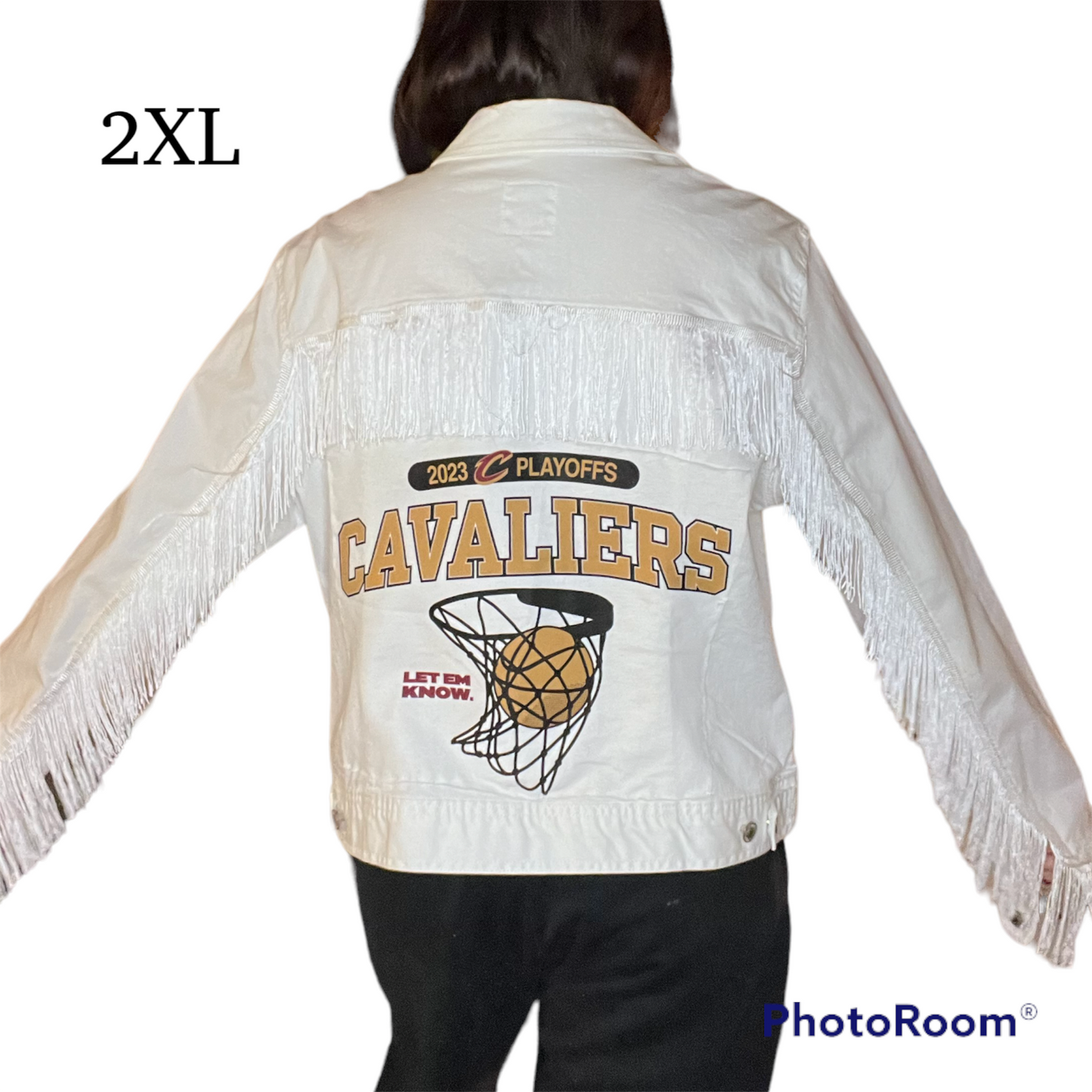 Cavaliers fringe jacket