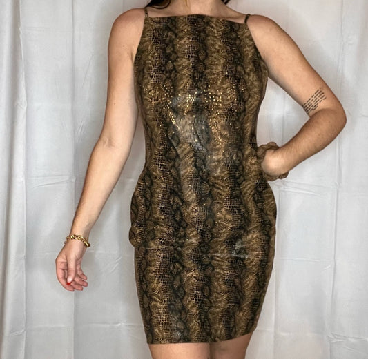 Size 4 snakeskin dress