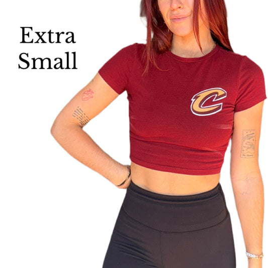 Cavs crop top