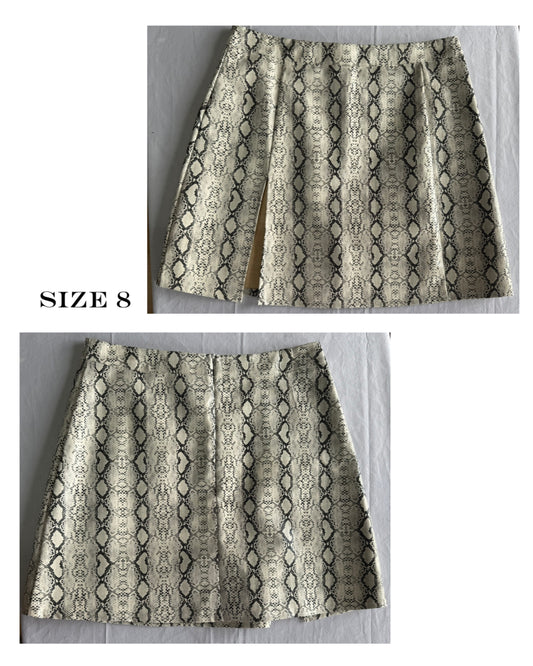 Snake skin skirt