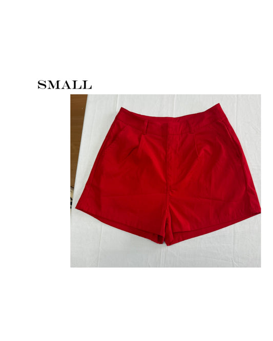 Red shorts