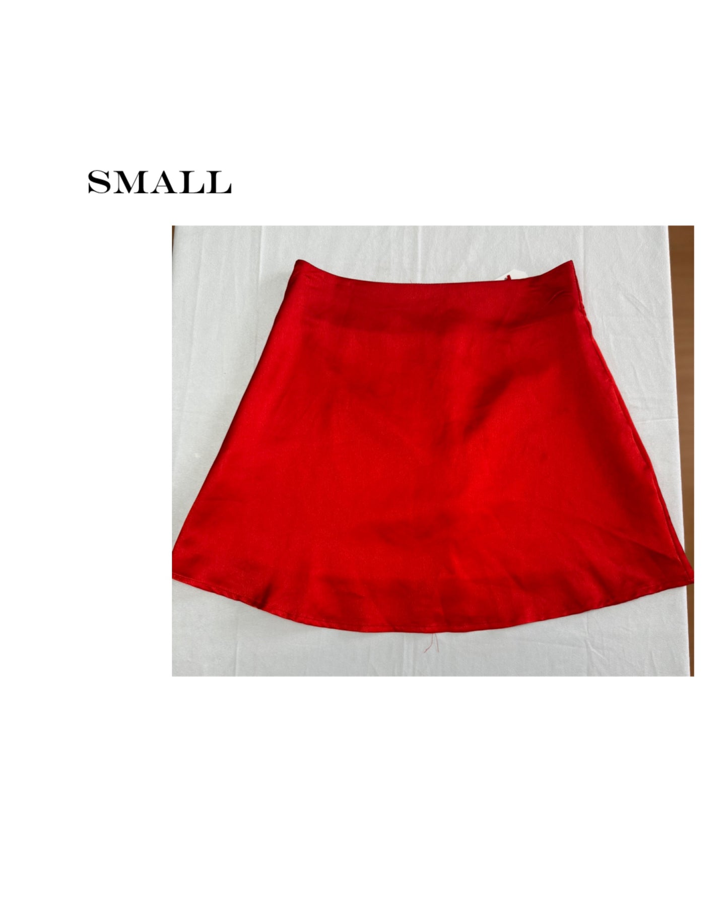 Red skirt