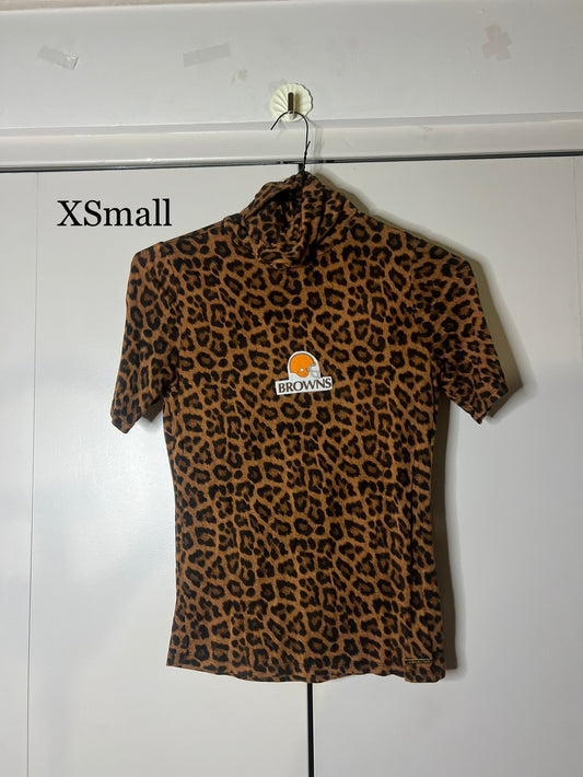 Browns leopard top