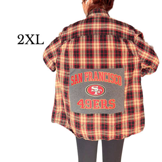 49ers flannel