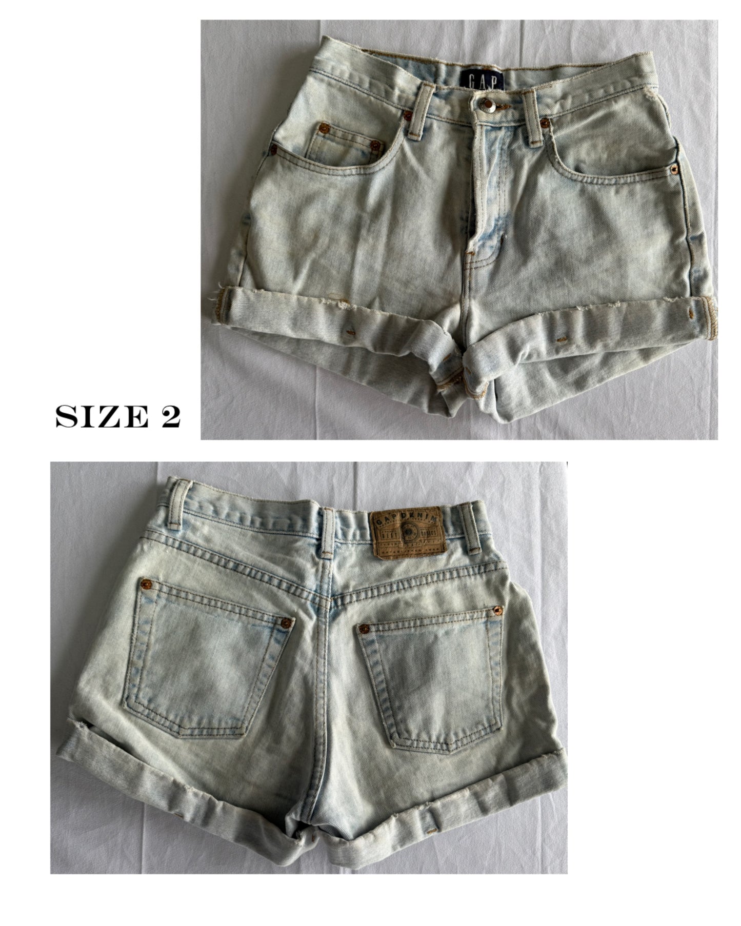 Denim shorts