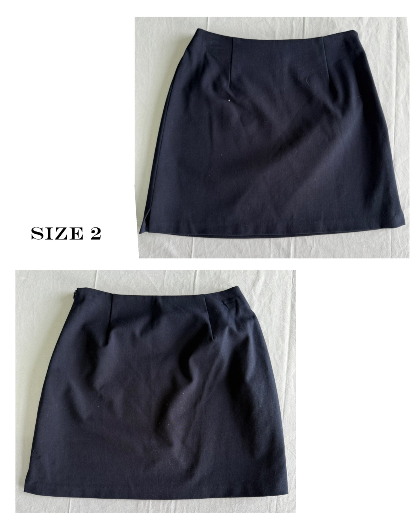 Navy blue skirt
