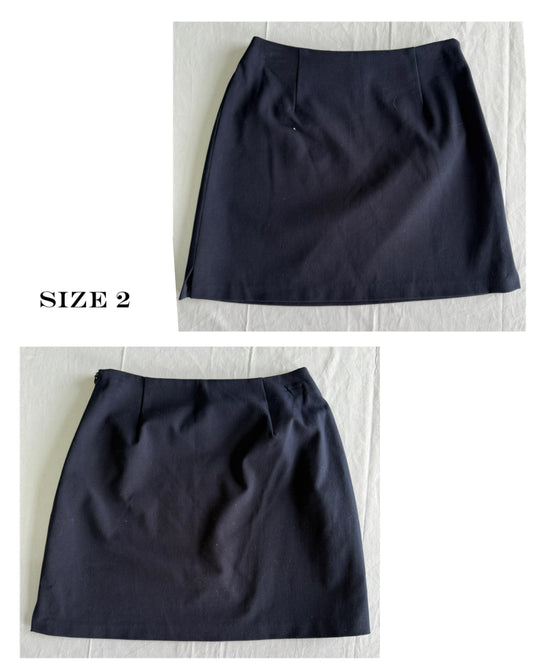 Navy blue skirt