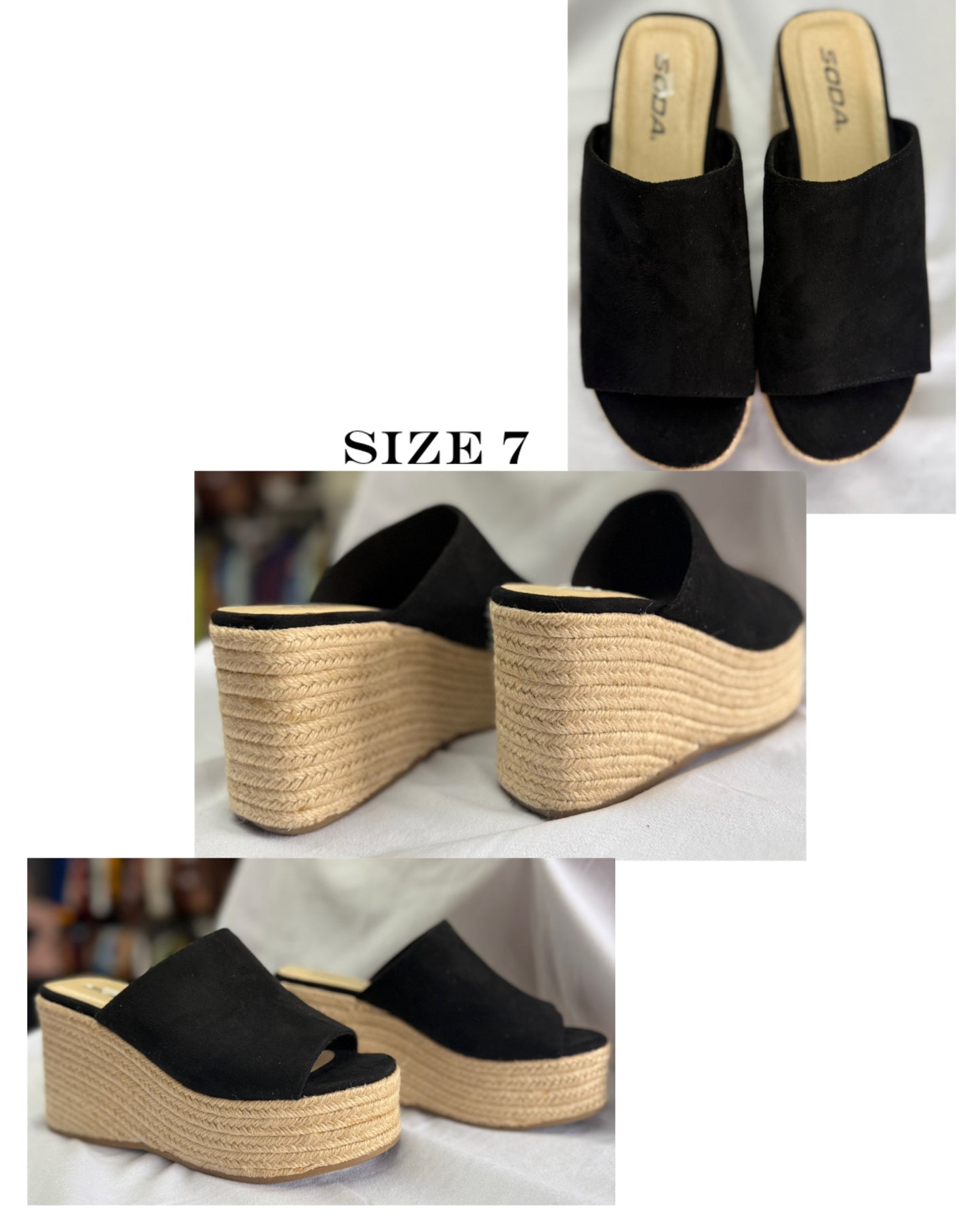 Black wedges