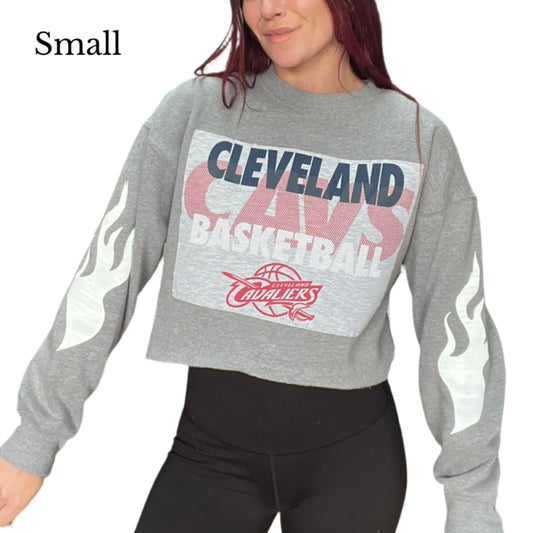 Cavs flame sweater