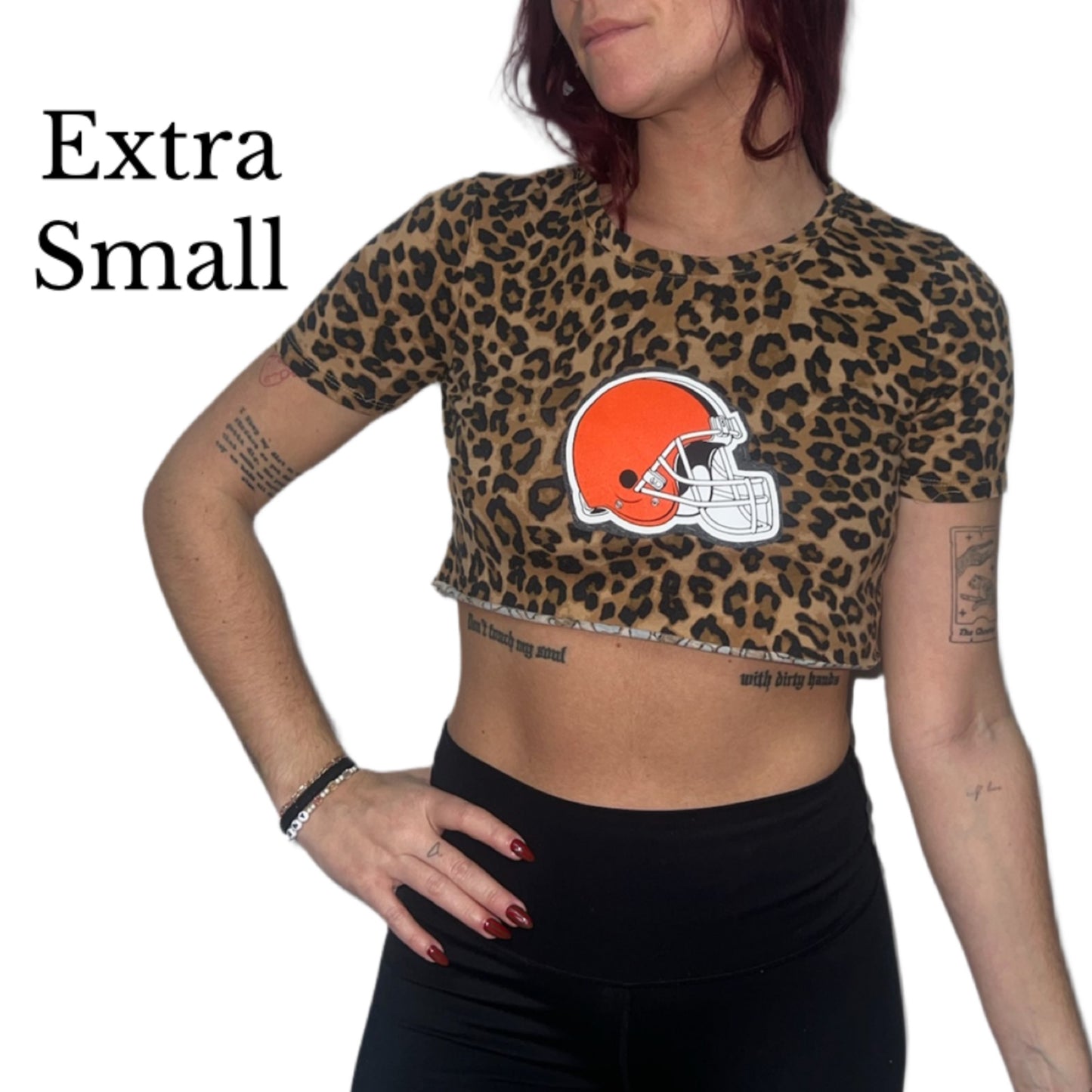 Leopard Browns top