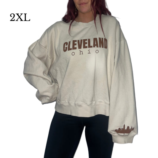 Cleveland skyline sweater