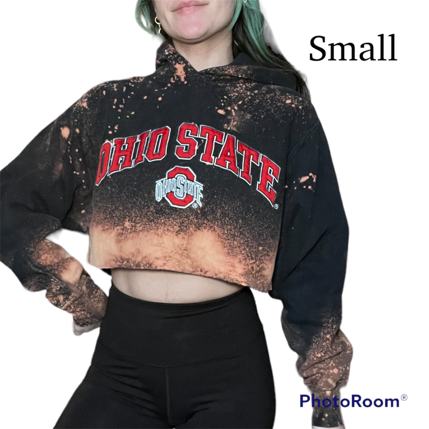 Ohio State cropped hoodie