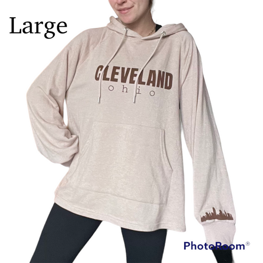 Cleveland skyline hoodie