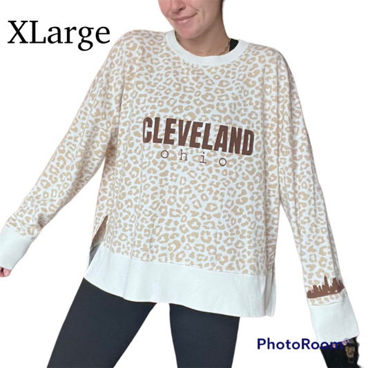 Cleveland skyline sweater