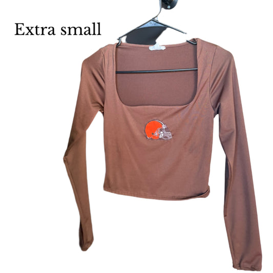 Browns long sleeve top