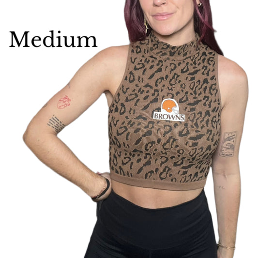 Browns leopard top