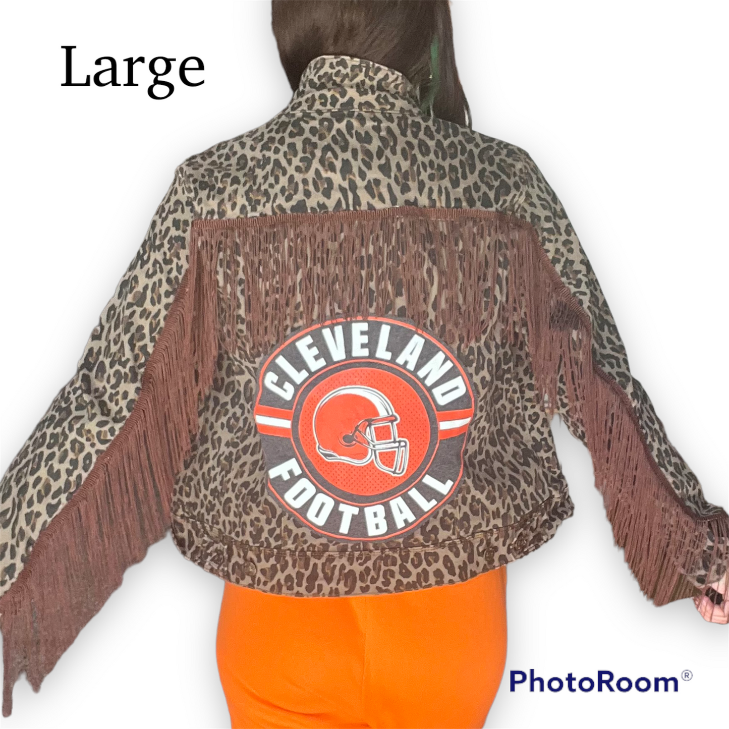 Cleveland Browns fringe jacket