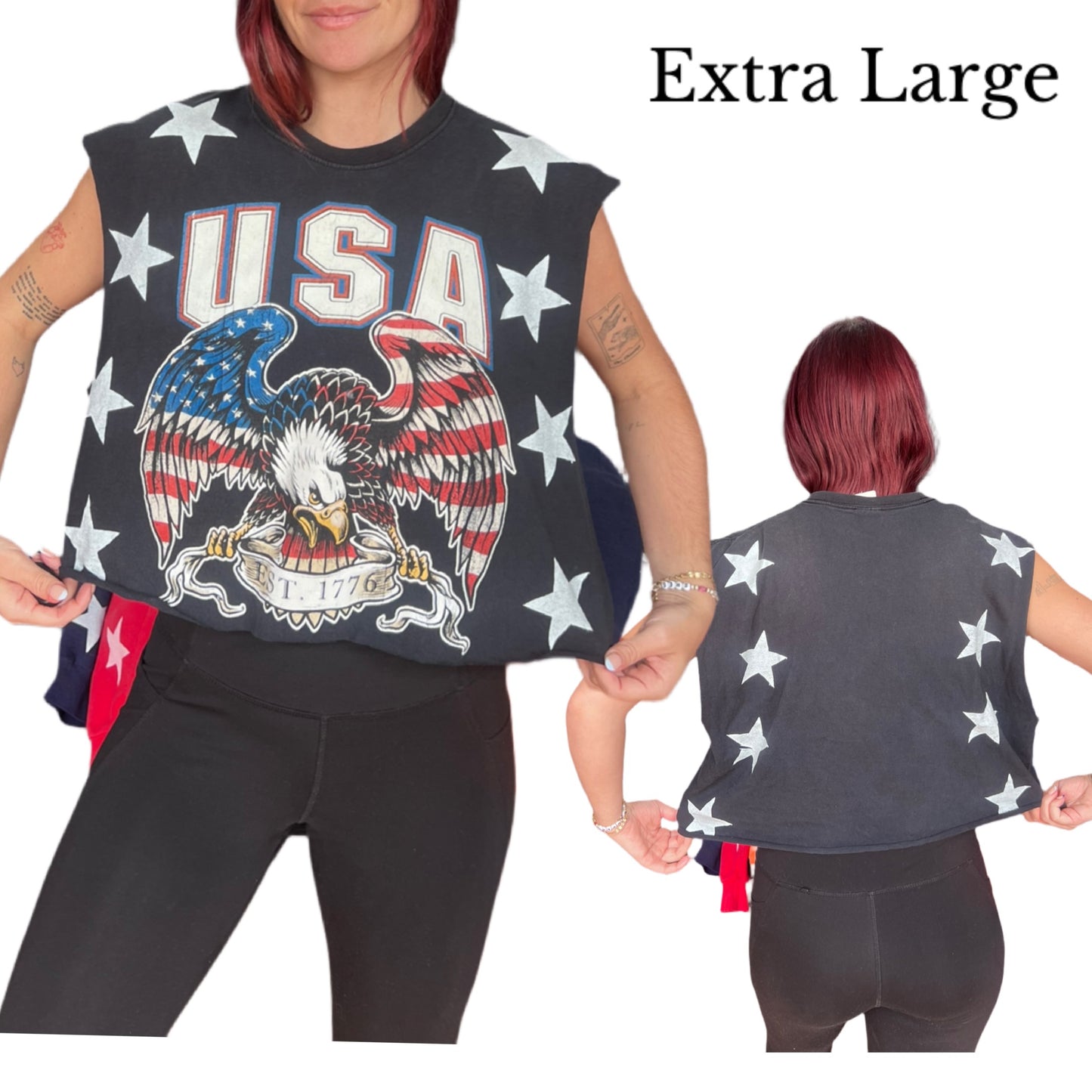 USA star tee