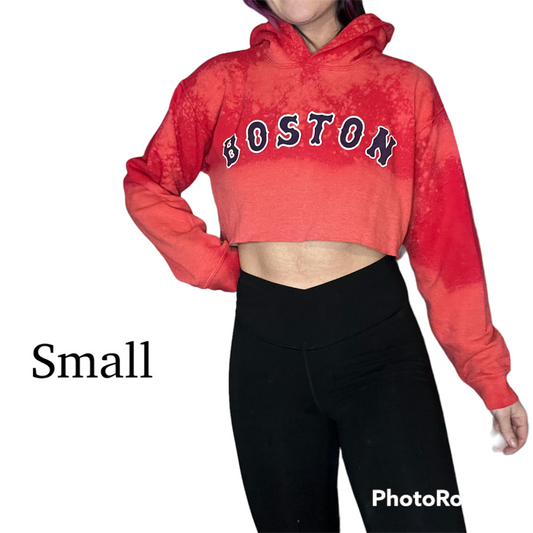 Boston Red Sox cropped hoodie